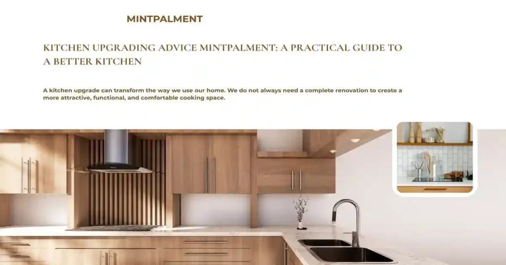 kitchen upgrading advice mintpalment